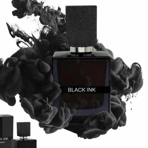 عطر و ادکلن مردانه 100 میل لالیک مشکی ادوپرفیوم فراگرنس ورد بلک اینک Black ink Eau de Parfum For Men Fragrance World