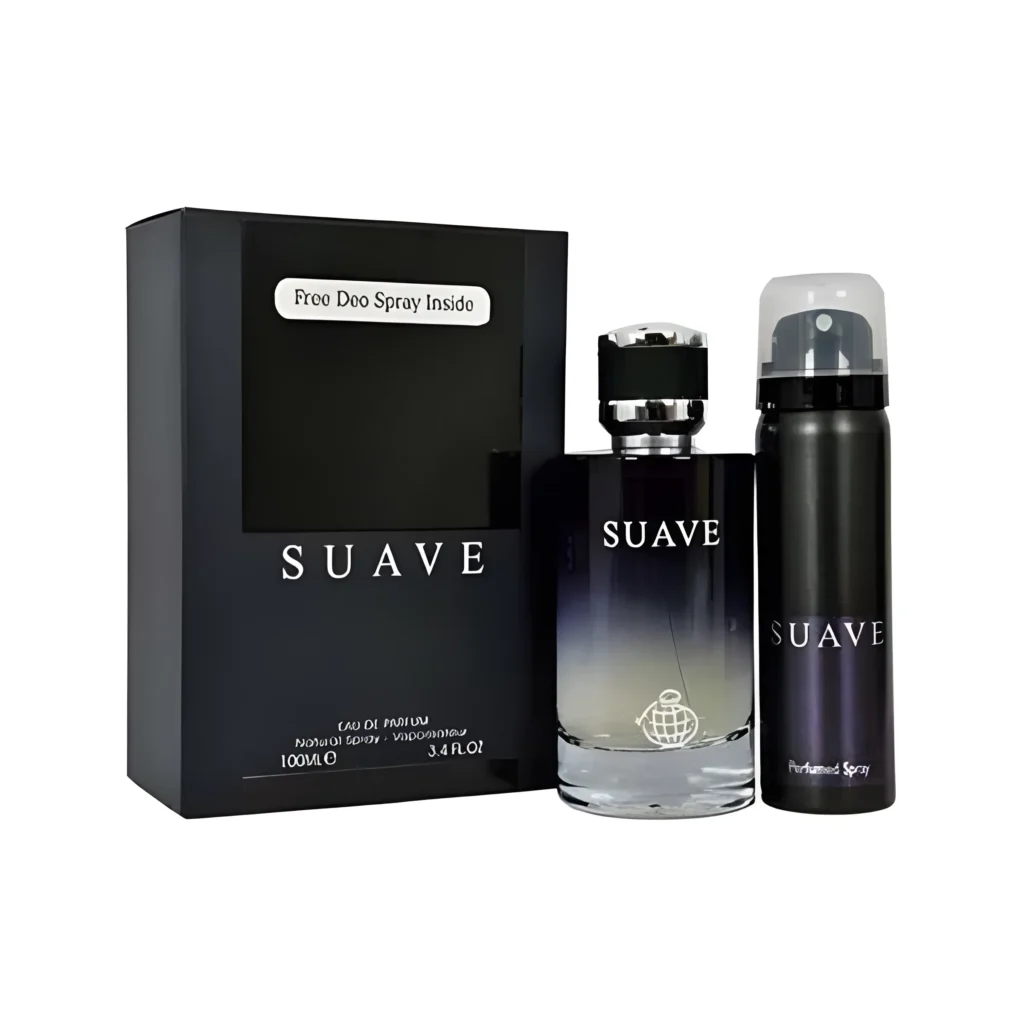 عطر ادکلن مردانه 100میل دیور ساواج پرفیوم فراگرنس ورد سوآو پرفیوم (Fragrance World Dior Sauvage Parfum) Fragrance World Suave Parfum – Dior Sauvage Parfum